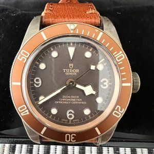 Tudor Black Bay Bronze 43mm Case 72hr Power Reserve Watch